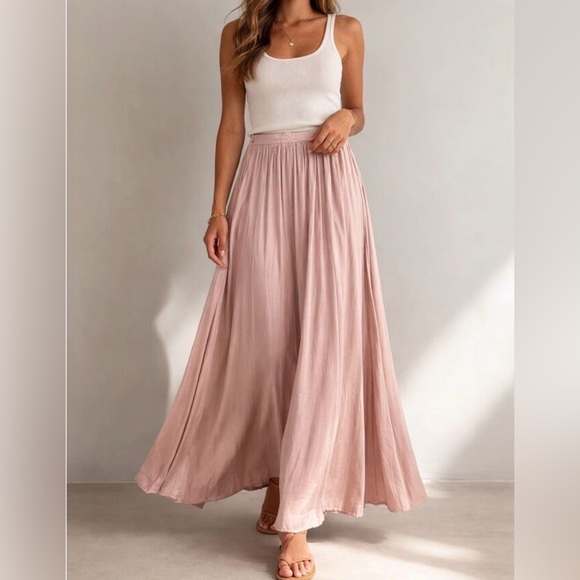 American Eagle Outfitters Dresses & Skirts - American Eagle Outfitters Dusty Rose Maxi Skirt